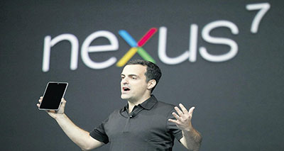 الكمبيوتر اللوحي "نكسس 7" الذي ستنتجه "جوجل"