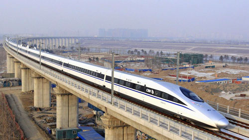 الصين تتفوق في التكنولوجيا الاساسية للقطار فائق السرعة
