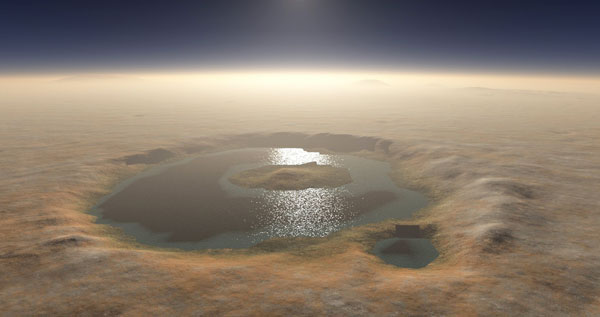 Mars' Gale Crater once held massive lake, NASA says