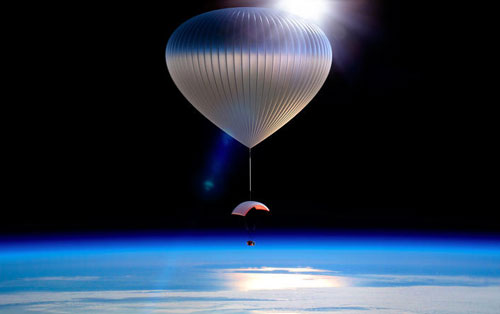 A balloon ride to the edge of space