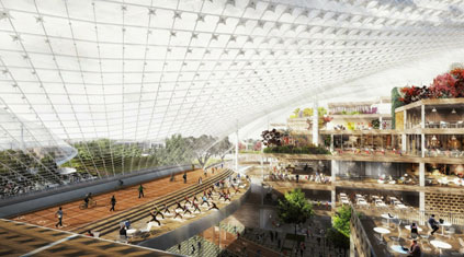 Google’s New Headquarters to Be a Chrysalis of ‘Glass Fabric’ and Movable Office Space