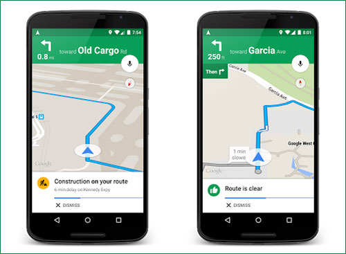 Google Maps تطلق ميزة للتنبيه بالازدحام المفاجئ