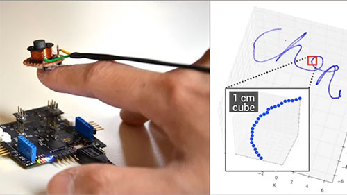 طالب في جامعة واشنطن يخترع جهازا للكتابة في الهواء