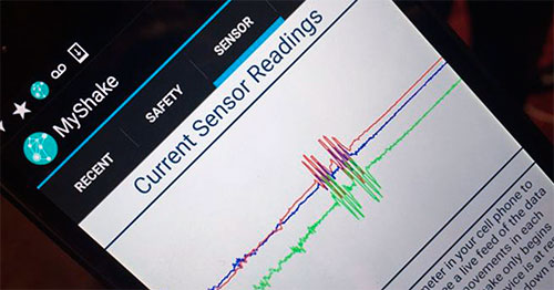 الكشف عن النشاط الزلزالي قبل حدوثه بفضل تطبيق على الهاتف الذكي