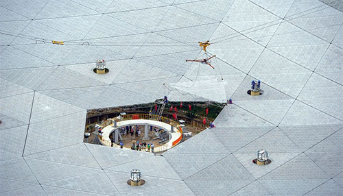 الصين تنتهي من بناء تلسكوب عملاق يبحث عن حياة خارج الأرض