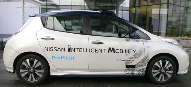 سيارة ذاتية القيادة لشركة نيسان تظهر في شوارع أوروبا لأول مرة