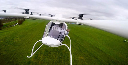 Volocopter : le drone taxi vole au CES