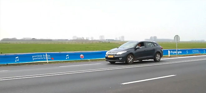 طريق يعزف أنغاماً في هولندا