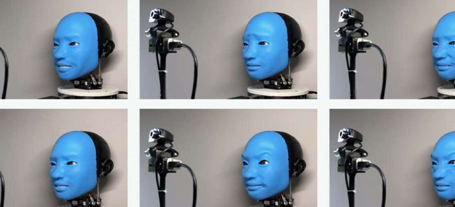 Animatronic Robotic Face Driven with Learned Models
